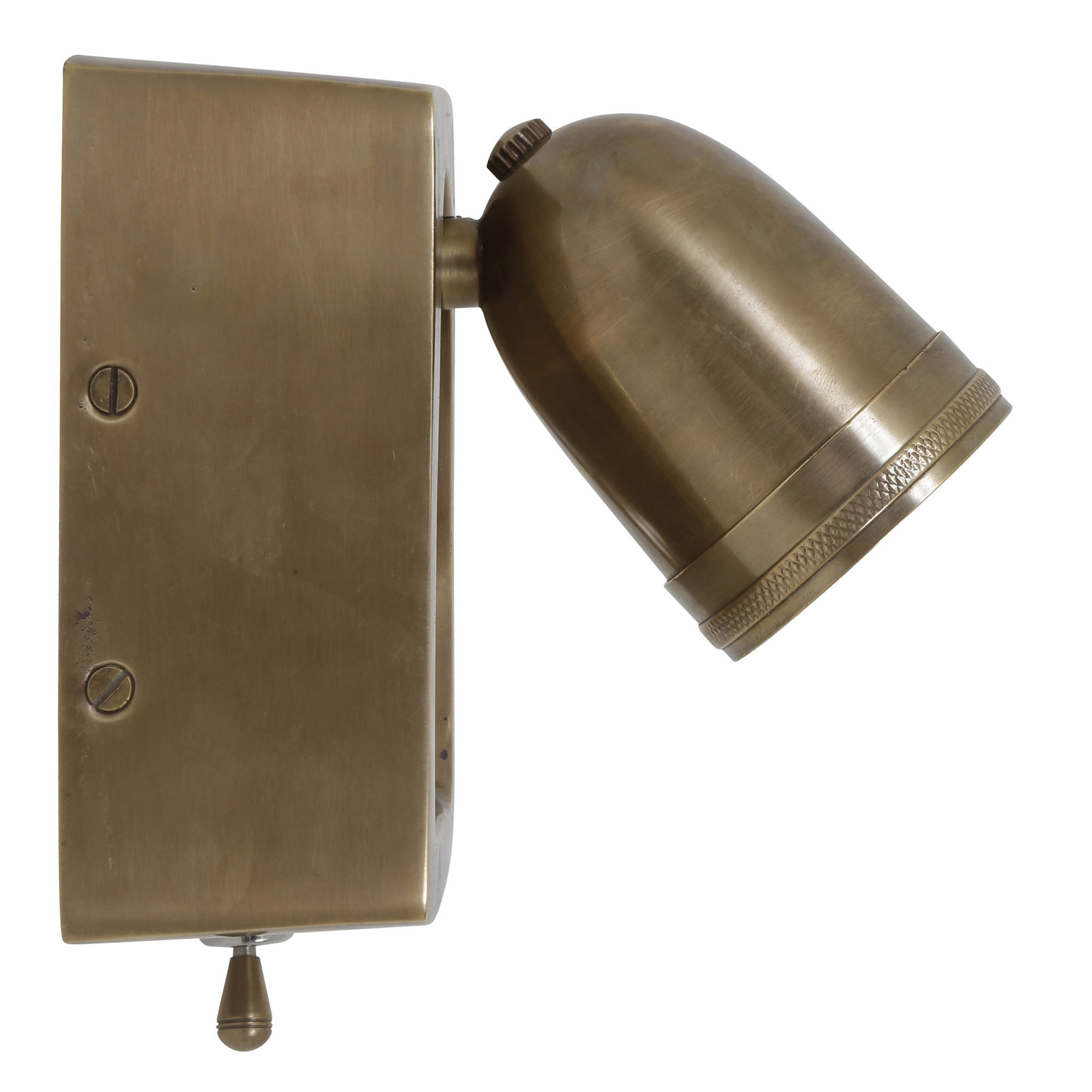 wandlamp Otis antiek messing